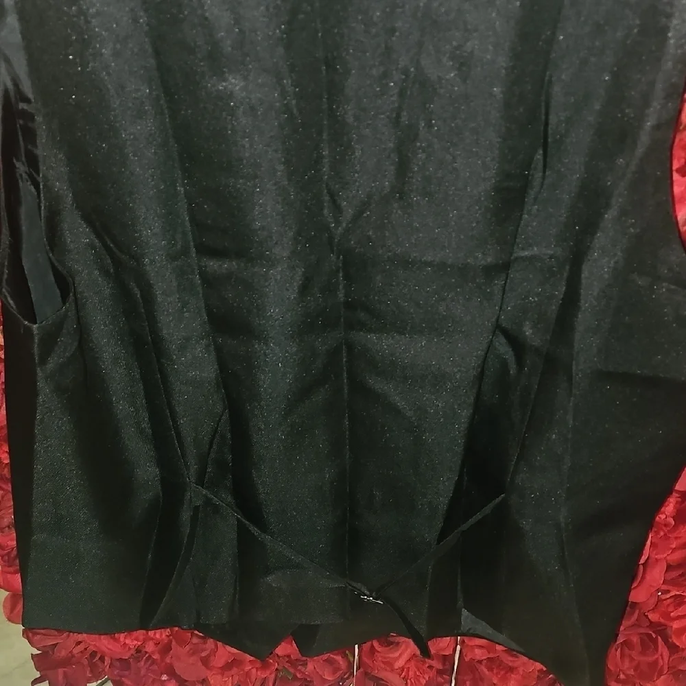Koyog NWT Men's Black Vest with Button Closure Size XXL